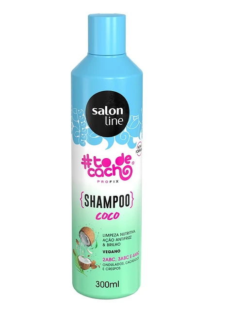 Shampoo Hidratante para Rizos Salon Line #todecacho Coco